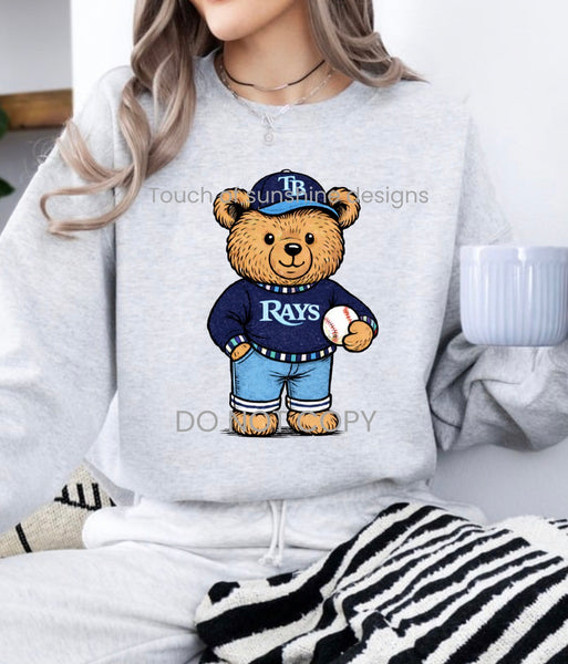 Vintage Baseball Teddy Bear tshirt