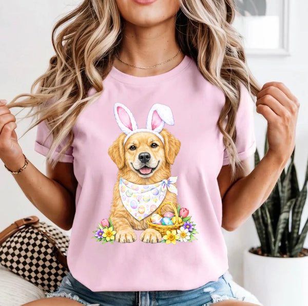 Easter Dogs 2 comfort color tee
