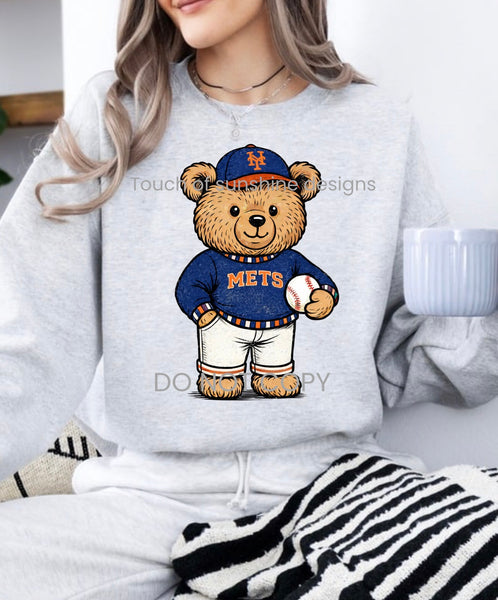 Vintage Baseball Teddy Bear tshirt