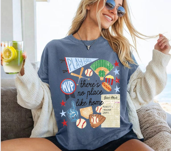 No place like home comfort color tee