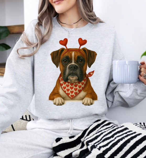 Valentine Dog sweatshirt
