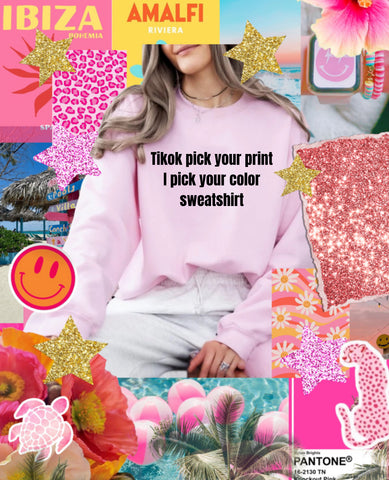 PICK YOUR PRINT GILDAN SWEATSHIRT