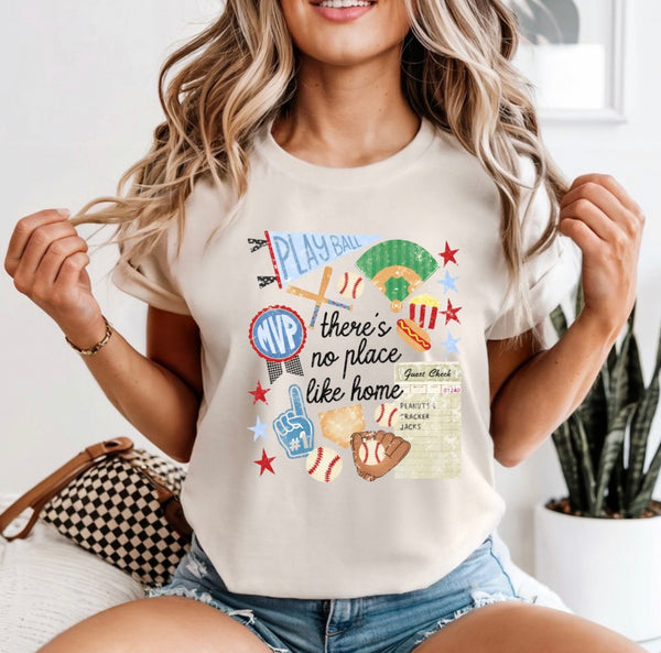 No place like home comfort color tee