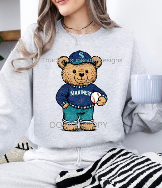 Vintage Baseball Teddy Bear tshirt