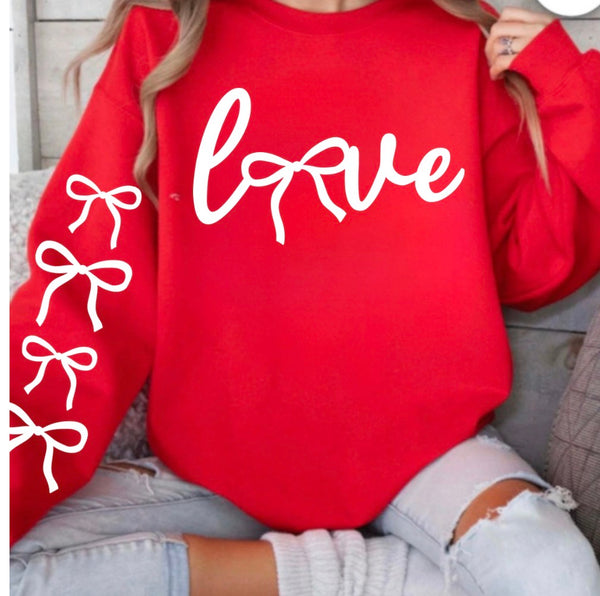 Love bow sleeves