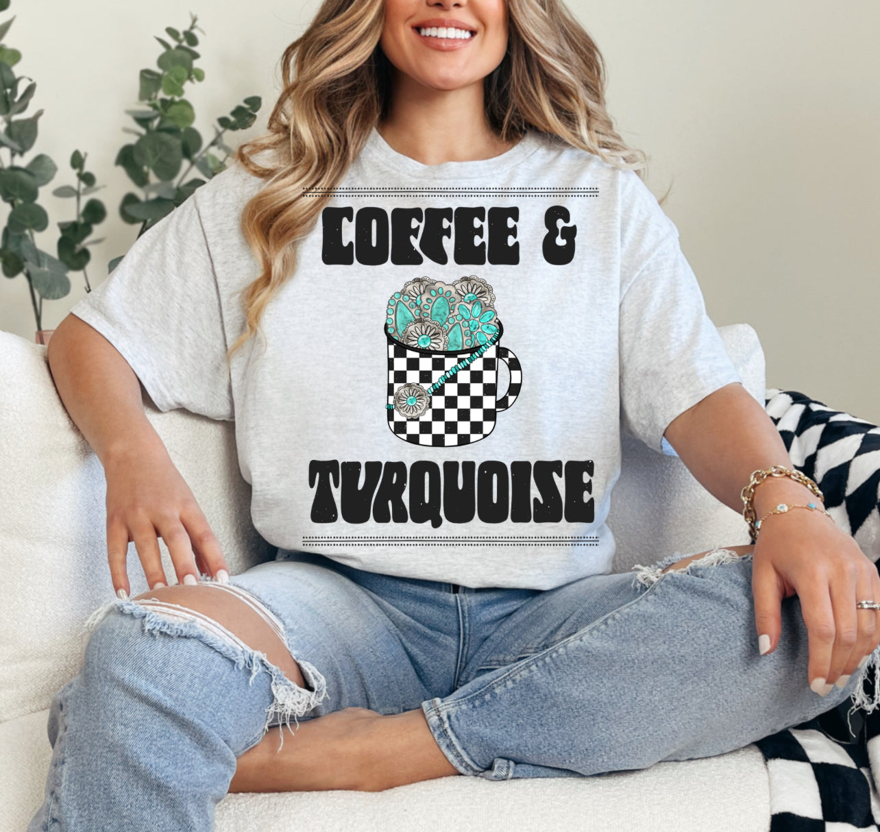 Coffee & turquoise