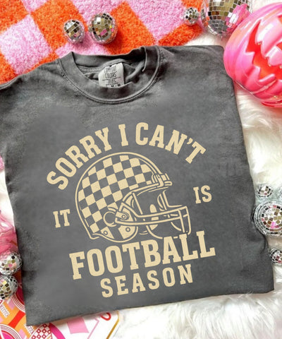 Sorry I can’t it is football season