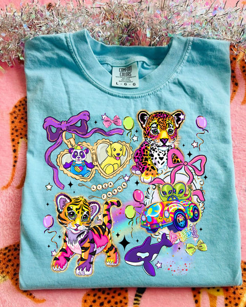 Lisa Frank coquette tee