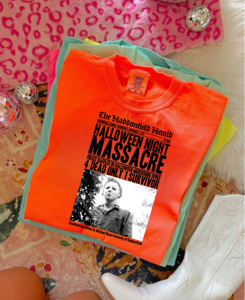Halloween night massacre tee