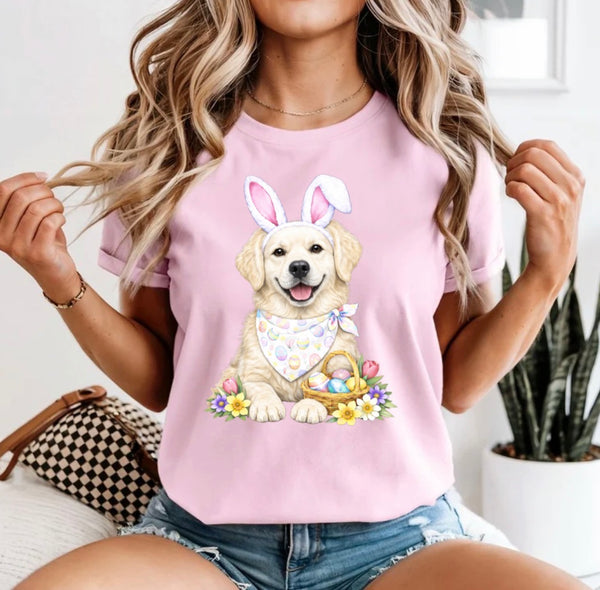 Easter Dogs 2 comfort color tee