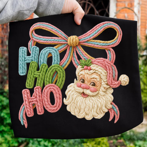 Faux Yarn Ho ho ho