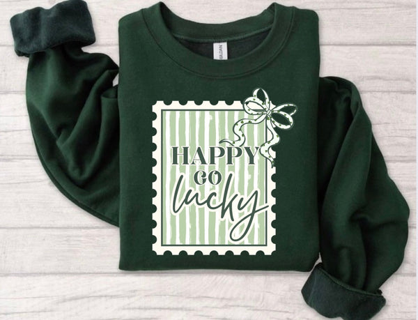 Happy Go lucky Postcard sweatshirt