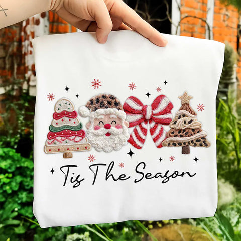 Faux Plush Tis the season sweatshirt