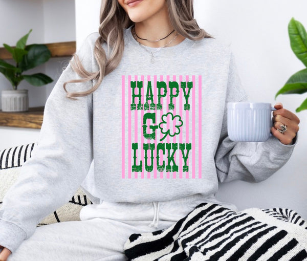 Happy go lucky sweatshirt