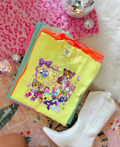 Lisa Frank coquette tee