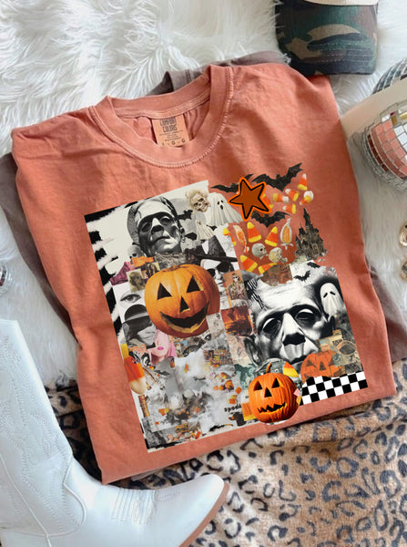 Halloween collage