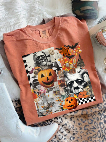 Halloween collage