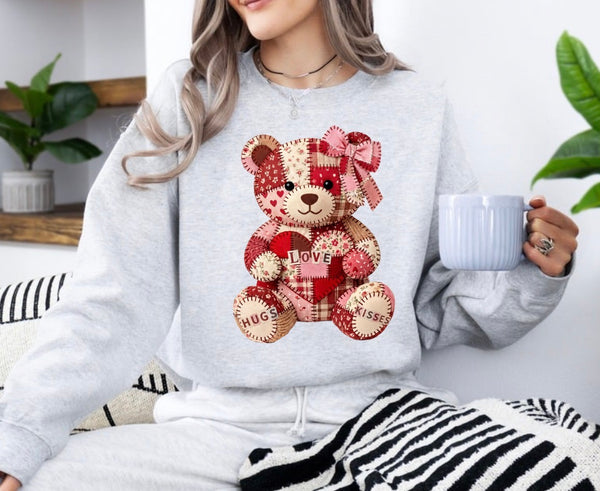 Valentine Patchwork Bear