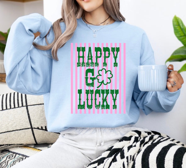 Happy go lucky sweatshirt