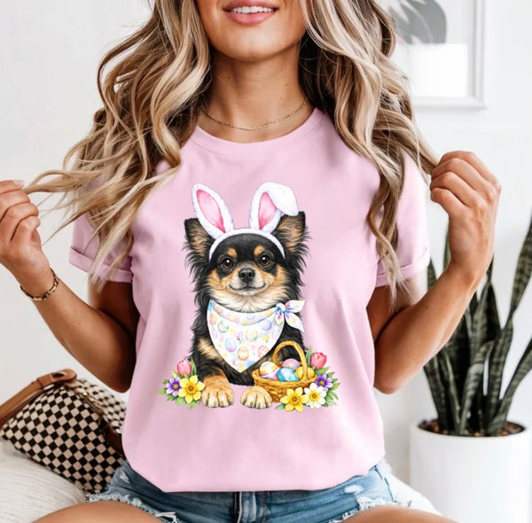 Easter Dogs 2 comfort color tee