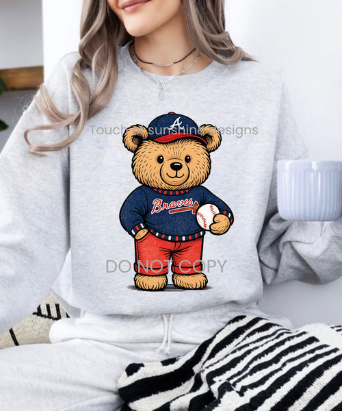 Vintage Baseball Teddy Bear tshirt