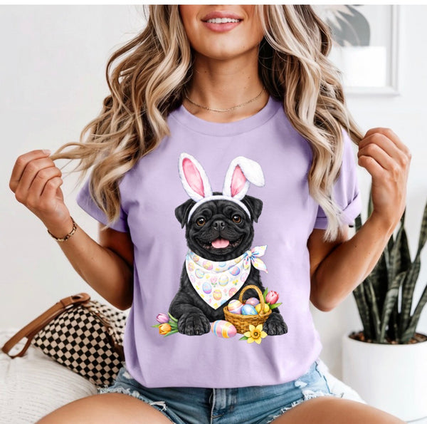 Easter Dogs comfort color tee