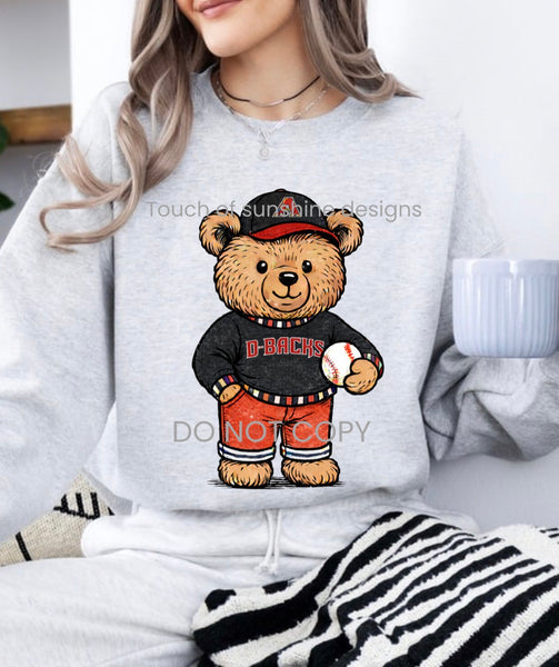 Vintage Baseball Teddy Bear tshirt