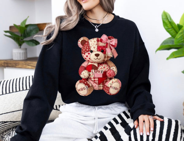 Valentine Patchwork Bear