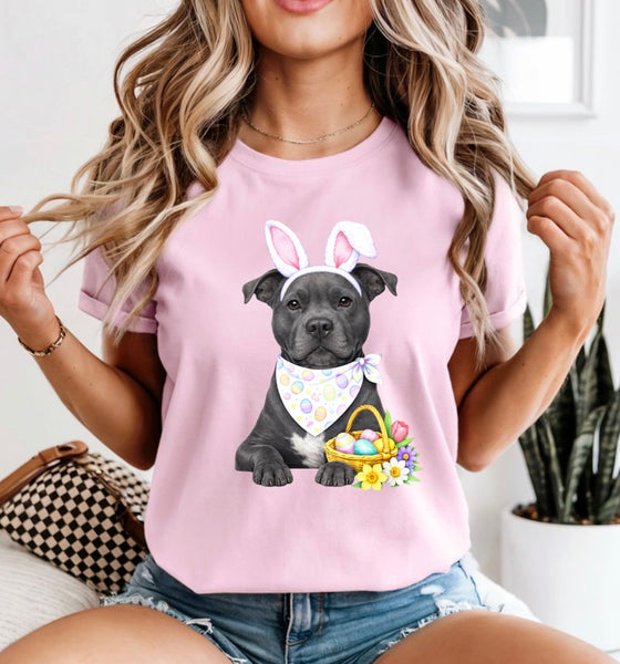 Easter Dogs 2 comfort color tee