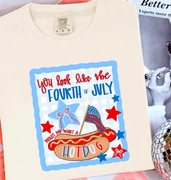 You look like the Fourth of July