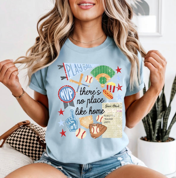 No place like home comfort color tee