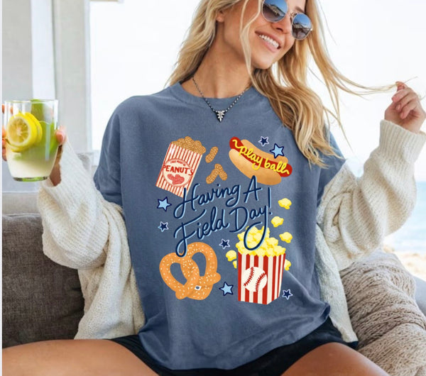 Having a field day comfort color tee