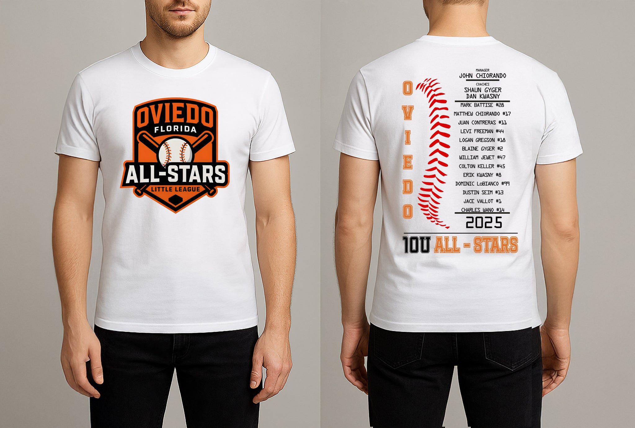 ALL STARS 10U TSHIRT (COACHES JOHN/SHAUN/DAN)
