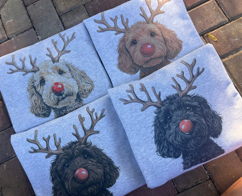 Christmas Reindeer Doodle