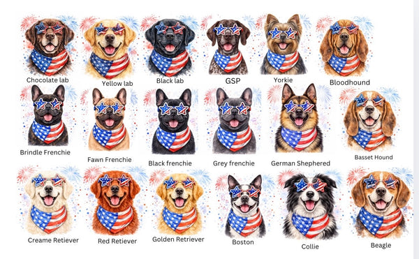 Fourth of July Dogs