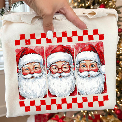Red three Santa’s sweatshirt