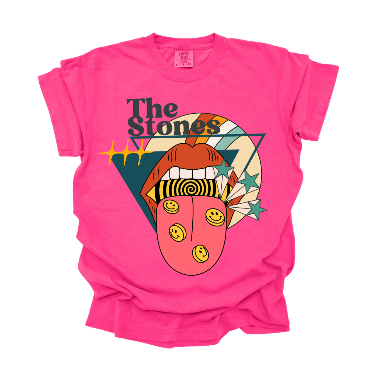 COMFORT COLORS Stones smiley tongue