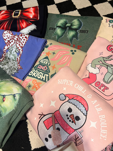MYSTERY Christmas sweatshirts