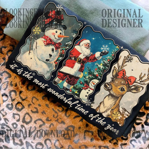 Vintage wonderful time of the year sweatshirt