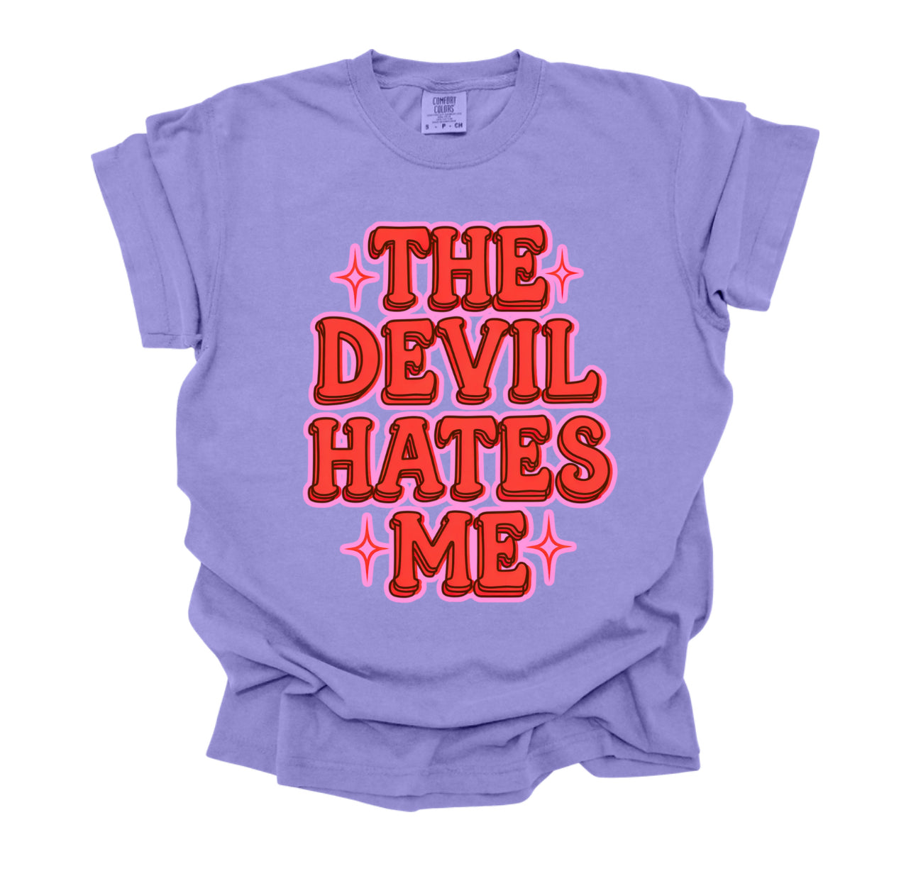 COMFORT COLORS the devil hates me
