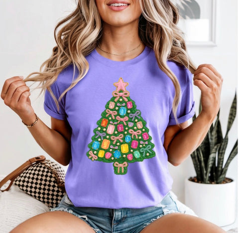 Faux diamond Christmas tree comfort color