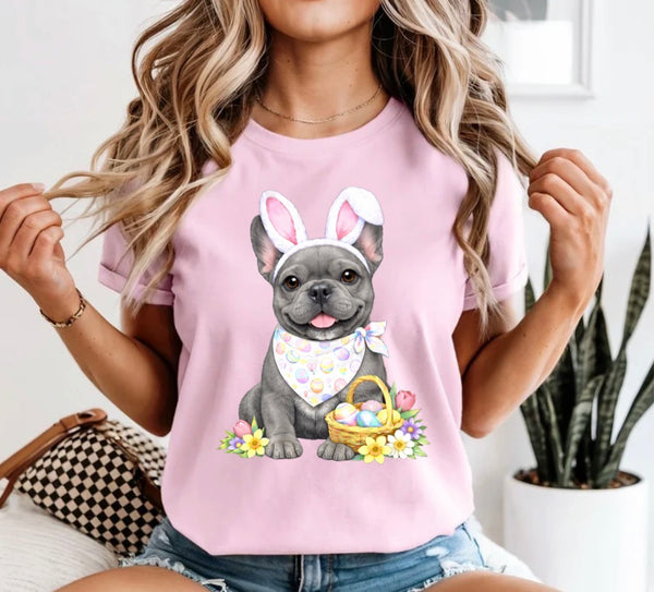Easter Dogs comfort color tee