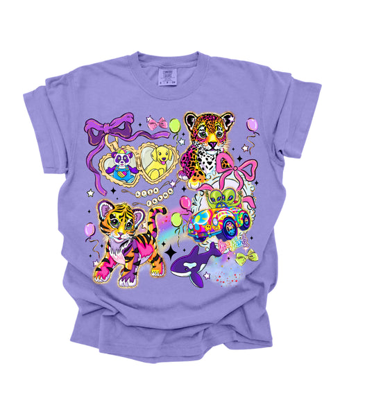 Lisa Frank coquette tee