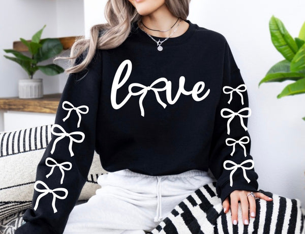 Love bow sleeves
