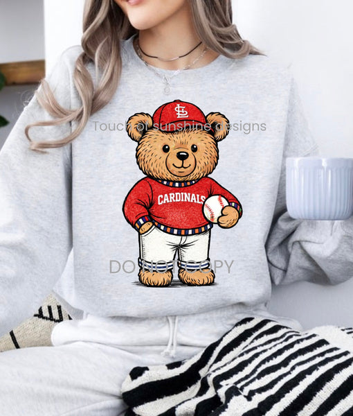Vintage Baseball Teddy Bear tshirt