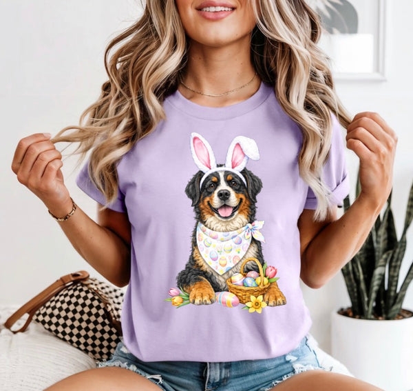 Easter Dogs comfort color tee