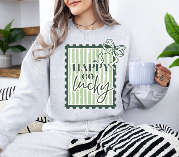Happy Go lucky Postcard sweatshirt