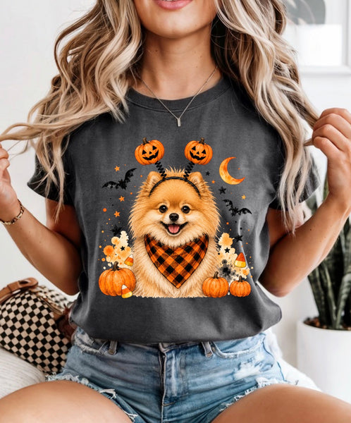 Halloween Dogs Comfort color tee