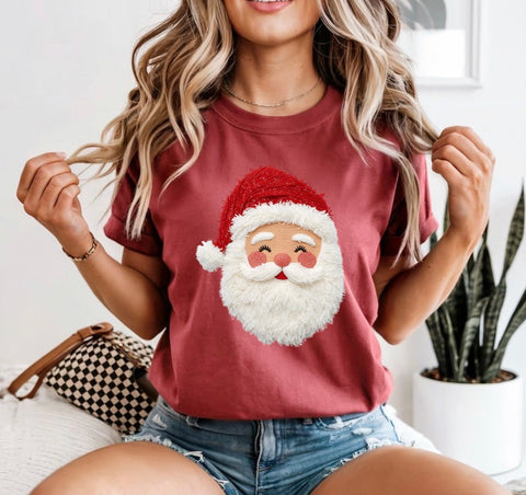 Faux yarn Santa