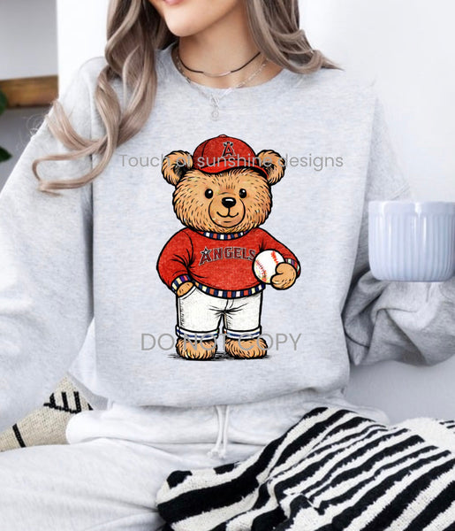 Vintage Baseball Teddy Bear tshirt